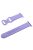 For Apple Watch Series 10 42mm / 9 8 7 41mm / 6 5 4 SE SE (2022) SE (2023) 40mm / 3 2 1 38mm Woven Texture Adjustable Wristband Silicone Smart Watch Strap - Purple