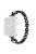 For Apple Watch Series 10 42mm / 9 8 7 41mm / 6 5 4 SE SE (2022) SE (2023) 40mm / 3 2 1 38mm Zinc Alloy Slim Watch Band Rhinestone Decor Bracelet Wrist Strap - Black / White