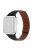 For Apple Watch Series 10 42mm / 9 8 7 41mm / 6 5 4 SE SE (2022) SE (2023) 40mm / 3 2 1 38mm, Dual-Color Magnetic Watch Band Quick Release Genuine Leather Watch Strap - Black