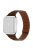 For Apple Watch Series 10 42mm / 9 8 7 41mm / 6 5 4 SE SE (2022) SE (2023) 40mm / 3 2 1 38mm, Dual-Color Magnetic Watch Band Quick Release Genuine Leather Watch Strap - Brown