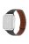 For Apple Watch Series 10 42mm / 9 8 7 41mm / 6 5 4 SE SE (2022) SE (2023) 40mm / 3 2 1 38mm, Dual-Color Magnetic Watch Band Quick Release Genuine Leather Watch Strap - Grey