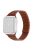 For Apple Watch Series 10 42mm / 9 8 7 41mm / 6 5 4 SE SE (2022) SE (2023) 40mm / 3 2 1 38mm, Dual-Color Magnetic Watch Band Quick Release Genuine Leather Watch Strap - Saddle Brown