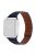 For Apple Watch Series 10 42mm / 9 8 7 41mm / 6 5 4 SE SE (2022) SE (2023) 40mm / 3 2 1 38mm, Dual-Color Magnetic Watch Band Quick Release Genuine Leather Watch Strap - Spindle Blue