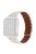 For Apple Watch Series 10 42mm / 9 8 7 41mm / 6 5 4 SE SE (2022) SE (2023) 40mm / 3 2 1 38mm, Dual-Color Magnetic Watch Band Quick Release Genuine Leather Watch Strap - Starlight Color