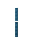 For Apple Watch Series 10 42mm / 9 8 7 41mm / 6 5 4 SE SE (2022) SE (2023) 40mm / 3 2 1 38mm, Genuine Leather Magnetic Watchband Replacement Watch Strap - Cape Orchid