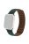 For Apple Watch Series 10 42mm / 9 8 7 41mm / 6 5 4 SE SE (2022) SE (2023) 40mm / 3 2 1 38mm, Genuine Leather Magnetic Watchband Replacement Watch Strap - Cedar Green