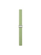 For Apple Watch Series 10 42mm / 9 8 7 41mm / 6 5 4 SE SE (2022) SE (2023) 40mm / 3 2 1 38mm, Genuine Leather Magnetic Watchband Replacement Watch Strap - Green Grass