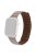 For Apple Watch Series 10 42mm / 9 8 7 41mm / 6 5 4 SE SE (2022) SE (2023) 40mm / 3 2 1 38mm, Genuine Leather Magnetic Watchband Replacement Watch Strap - Khaki