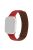 For Apple Watch Series 10 42mm / 9 8 7 41mm / 6 5 4 SE SE (2022) SE (2023) 40mm / 3 2 1 38mm, Genuine Leather Magnetic Watchband Replacement Watch Strap - Red