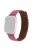 For Apple Watch Series 10 42mm / 9 8 7 41mm / 6 5 4 SE SE (2022) SE (2023) 40mm / 3 2 1 38mm, Genuine Leather Magnetic Watchband Replacement Watch Strap - Rose Pink