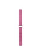 For Apple Watch Series 10 42mm / 9 8 7 41mm / 6 5 4 SE SE (2022) SE (2023) 40mm / 3 2 1 38mm, Genuine Leather Magnetic Watchband Replacement Watch Strap - Rose Pink