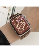 For Apple Watch Series 10 42mm / 9 8 7 41mm / SE (2023) SE (2022) SE 6 5 4 40mm / 3 2 1 38mm Corduroy Bracelet Band - Maroon