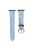 For Apple Watch Series 10 42mm / 9 8 7 41mm / SE (2023) SE (2022) SE 6 5 4 40mm / 3 2 1 38mm Denim Watchband - Baby Blue