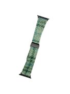 For Apple Watch Series 10 42mm / 9 8 7 41mm / SE (2023) SE (2022) SE 6 5 4 40mm / 3 2 1 38mm Magnetic Buckle Woolen Strap - Pine Green