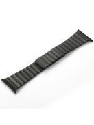 For Apple Watch Series 10 42mm / 9 8 7 41mm / SE (2023) SE (2022) SE 6 5 4 40mm / 3 2 1 38mm Magnetic Metal Watch Strap - Black