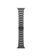 For Apple Watch Series 10 42mm / 9 8 7 41mm / SE (2023) SE (2022) SE 6 5 4 40mm / 3 2 1 38mm Magnetic Titanium Steel Watch Strap - Grey