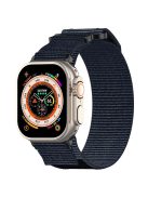 For Apple Watch Series 10 42mm / 9 8 7 41mm / SE (2023) SE (2022) SE 6 5 4 40mm / 3 2 1 38mm Nylon Band Sticky Magic Clasp Bracelet - Blue