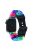 For Apple Watch Series 10 42mm / 9 8 7 41mm / SE (2023) SE (2022) SE 6 5 4 40mm / 3 2 1 38mm Nylon Rope Watch Band Dual Color - Multi-Color