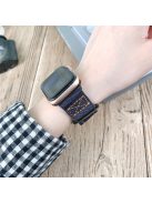 For Apple Watch Series 10 42mm / 9 8 7 41mm / SE (2023) SE (2022) SE 6 5 4 40mm / 3 2 1 38mm Nylon Watch Strap - Jean Blue