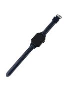 For Apple Watch Series 10 42mm / 9 8 7 41mm / SE (2023) SE (2022) SE 6 5 4 40mm / 3 2 1 38mm PU Leather Watch Band - Navy Blue