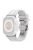 For Apple Watch Series 10 42mm / 9 8 7 41mm / SE (2023) SE (2022) SE 6 5 4 40mm / 3 2 1 38mm Silicone Band Butterfly Buckle Watch Strap - White