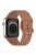 For Apple Watch Series 10 42mm / 9 8 7 41mm / SE (2023) SE (2022) SE 6 5 4 40mm / 3 2 1 38mm Silicone Watch Band - Brown