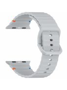 For Apple Watch Series 10 42mm / 9 8 7 41mm / SE (2023) SE (2022) SE 6 5 4 40mm / 3 2 1 38mm Silicone Watch Band - Grey