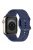 For Apple Watch Series 10 42mm / 9 8 7 41mm / SE (2023) SE (2022) SE 6 5 4 40mm / 3 2 1 38mm Silicone Watch Band - Navy Blue