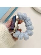 For Apple Watch Series 10 42mm / 9 8 7 41mm / SE (2023) SE (2022) SE 6 5 4 40mm / 3 2 1 38mm Soft Plush Band - Blue