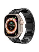 For Apple Watch Series 10 42mm / 9 8 7 41mm / SE (2023) SE (2022) SE 6 5 4 40mm / 3 2 1 38mm Stainless Steel Band Watch Strap - Black