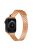 For Apple Watch Series 10 42mm / 9 8 7 41mm / SE (2023) SE (2022) SE 6 5 4 40mm / 3 2 1 38mm Stainless Steel Honeycomb Magnetic Buckle Strap - Rose Gold