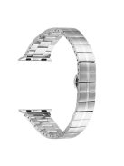 For Apple Watch Series 10 42mm / 9 8 7 41mm / SE (2023) SE (2022) SE 6 5 4 40mm / 3 2 1 38mm Stainless Steel Smartwatch Strap Band - Silver