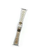 For Apple Watch Series 10 42mm / 9 8 7 41mm / SE (2023) SE (2022) SE 6 5 4 40mm / 3 2 1 38mm Stainless Steel Watch Band - Silver / Rose Gold