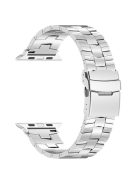 For Apple Watch Series 10 42mm / 9 8 7 41mm / SE (2023) SE (2022) SE 6 5 4 40mm / 3 2 1 38mm Titanium Alloy Bracelet Band - Silver