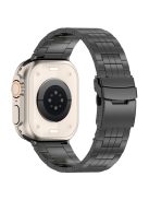 For Apple Watch Series 10 42mm / 9 8 7 41mm / SE (2023) SE (2022) SE 6 5 4 40mm / 3 2 1 38mm Titanium Alloy Strap 5-Bead - Black