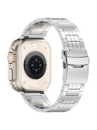 For Apple Watch Series 10 42mm / 9 8 7 41mm / SE (2023) SE (2022) SE 6 5 4 40mm / 3 2 1 38mm Titanium Alloy Strap 5-Bead - Silver