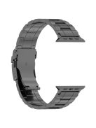 For Apple Watch Series 10 42mm / 9 8 7 41mm / SE (2023) SE (2022) SE 6 5 4 40mm / 3 2 1 38mm Titanium Steel Bracelet Straps - Grey