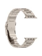 For Apple Watch Series 10 42mm / 9 8 7 41mm / SE (2023) SE (2022) SE 6 5 4 40mm / 3 2 1 38mm Titanium Steel Bracelet Straps - Titanium