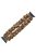 For Apple Watch Series 10 42mm / 9 8 7 41mm / SE (2023) SE (2022) SE 6 5 4 40mm / 3 2 1 38mm Watch Band Beaded Strap - Brown Leopard