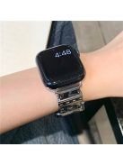 For Apple Watch Series 10 42mm / 9 8 7 41mm / SE (2023) SE (2022) SE 6 5 4 40mm / 3 2 1 38mm Watch Band Belt Design Wrist Strap - Silver