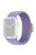 For Apple Watch Series 10 42mm / 9 8 7 41mm / SE (2023) SE (2022) SE 6 5 4 40mm / 3 2 1 38mm Watch Band Braided Nylon Strap - Lavender Purple