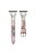 For Apple Watch Series 10 42mm / 9 8 7 41mm / SE (2023) SE (2022) SE 6 5 4 40mm / 3 2 1 38mm Watch Band with Butterfly Connectors - Pink