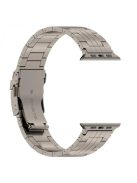 For Apple Watch Series 10 42mm / 9 8 7 41mm / SE (2023) SE (2022) SE 6 5 4 40mm / 3 2 1 38mm Watch Strap 5-Bead Titanium Alloy Bracelet -Titanium