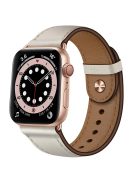 For Apple Watch Series 10 42mm / 9 8 7 41mm / SE (2023) SE (2022) SE 6 5 4 40mm / 3 2 1 38mm Wrist Strap - Beige