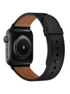 For Apple Watch Series 10 42mm / 9 8 7 41mm / SE (2023) SE (2022) SE 6 5 4 40mm / 3 2 1 38mm Wrist Strap - Black+Black Rivet