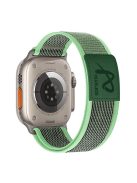 For Apple Watch Series 10 42mm / 9 8 7 41mm / SE (2023) SE (2022) SE 6 5 4 40mm / 3 2 1 38mm Wrist Strap Nylon Watch Band - Mint Green