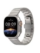 For Apple Watch Series 10 42mm / 9 8 7 41mm / Series 6 5 4 SE (2022) SE (2023) SE 40mm / Series 3 2 1 38mm Stainless Steel Strap - Titanium