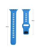 For Apple Watch Series 10 46mm / Ultra 2 / Ultra 49mm / 9 8 7 45mm / SE (2023) SE (2022) SE 6 5 4 44mm / 3 2 1 42mm Silicone Strap Replacement -  Green