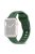 For Apple Watch Series 10 46mm / Ultra 2 / Ultra 49mm / 9 8 7 45mm / SE (2023) SE (2022) SE 6 5 4 44mm / 3 2 1 42mm Silicone Strap Replacement - Army Green