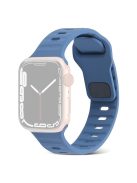 For Apple Watch Series 10 46mm / Ultra 2 / Ultra 49mm / 9 8 7 45mm / SE (2023) SE (2022) SE 6 5 4 44mm / 3 2 1 42mm Silicone Strap Replacement - Baby Blue